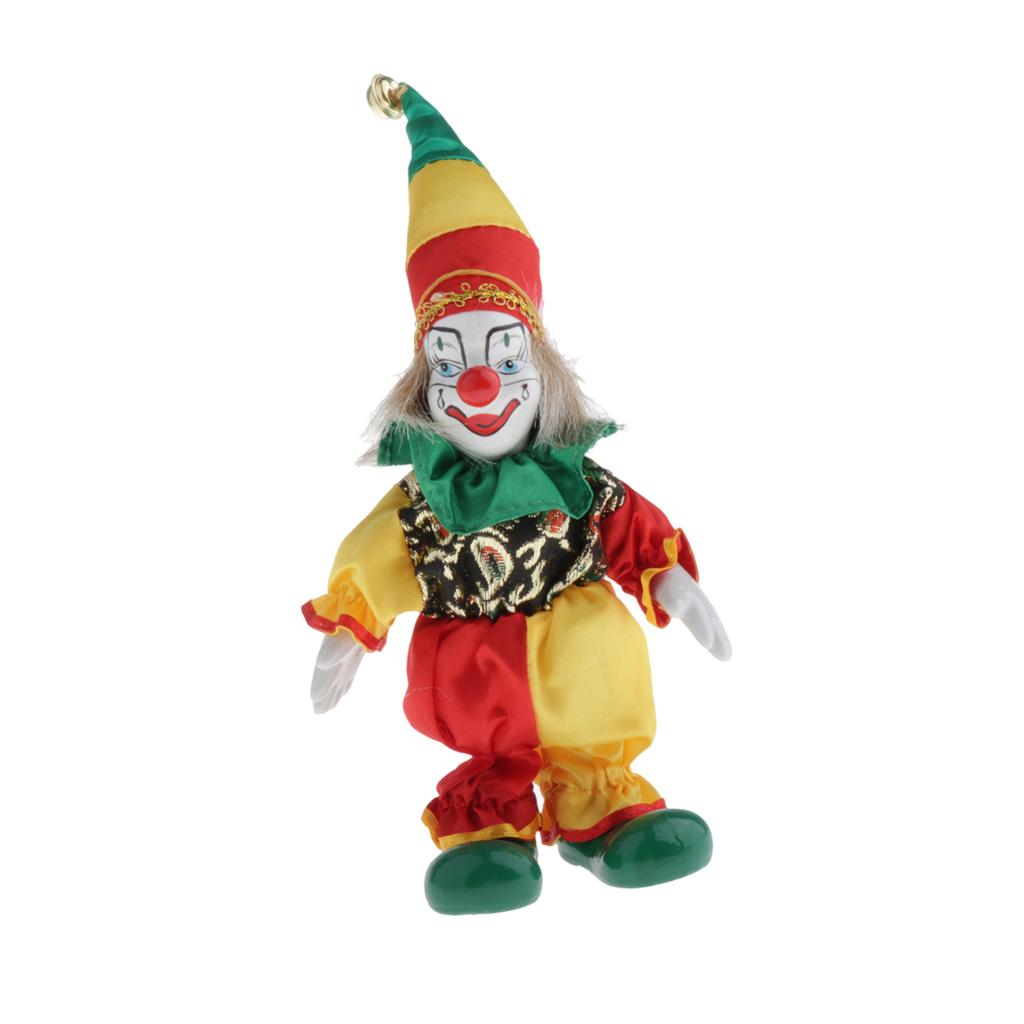 Vintage Collectible Clowns - Figurka klauna vintage z ceramiki, stojąca