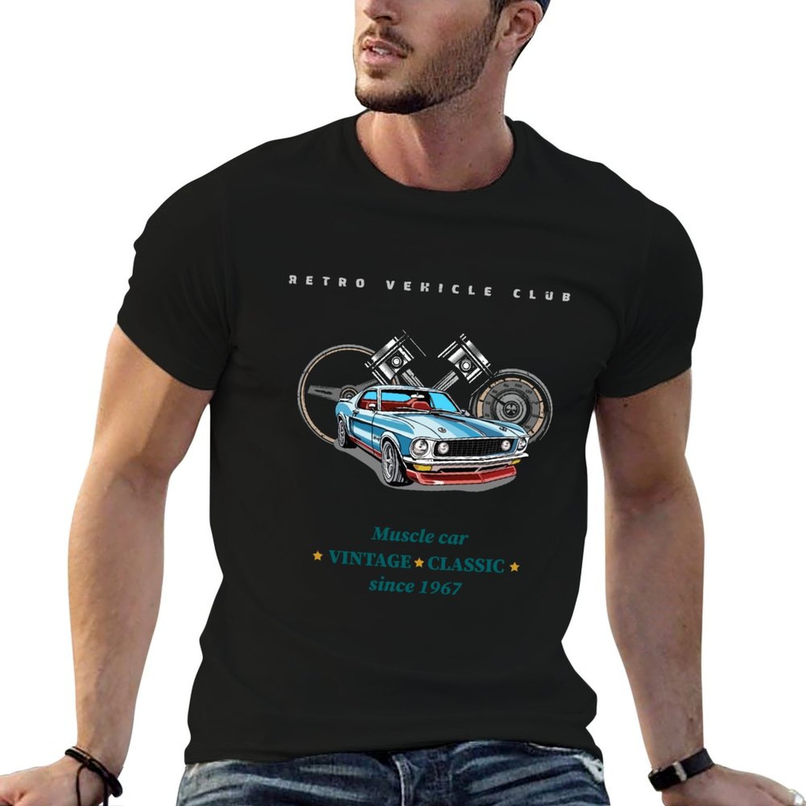Collectible Vintage T Shirts - Koszulka z grafiką z kolekcji Vintage,