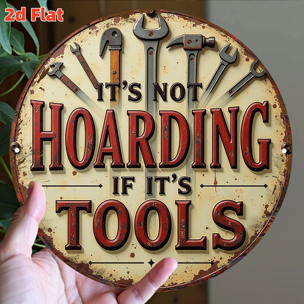 Collectible Vintage Tools - To vintage'owe, artystyczne dzieło z nadrukiem,
