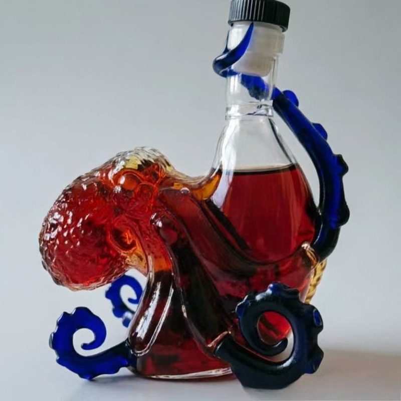 Karafka do whisky, Ośmiornica  – Vintage Collectible Glassware recenzja i cena