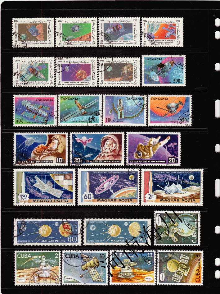 100 Różnych Znaczków Kosmiczny – Collectible Vintage Postage Stamps recenzja i cena