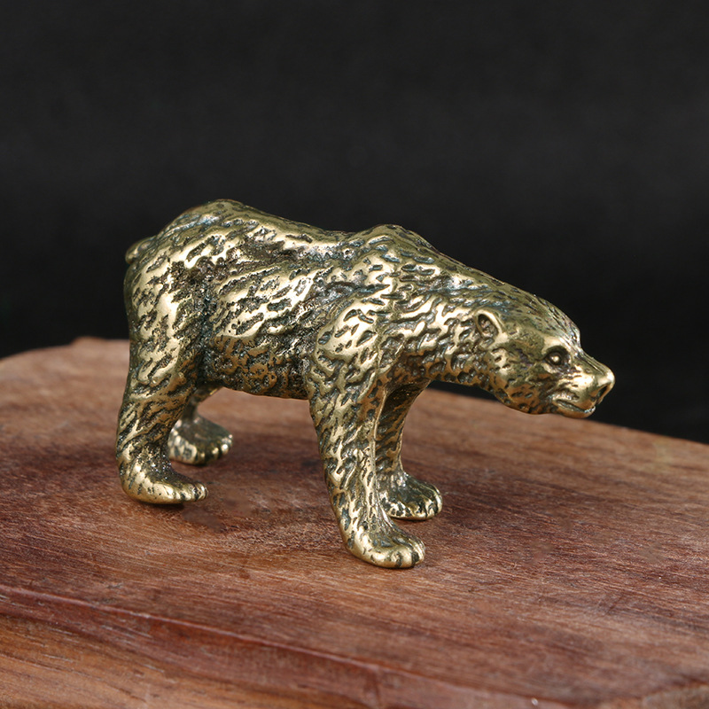 1 szt. Antyczna rzeźba niedźwi – Vintage Collectible Bears recenzja i cena