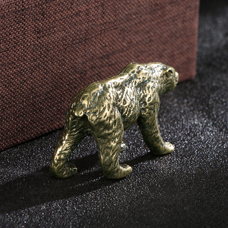 1 szt. Antyczna rzeźba niedźwi – Vintage Collectible Bears recenzja i cena
