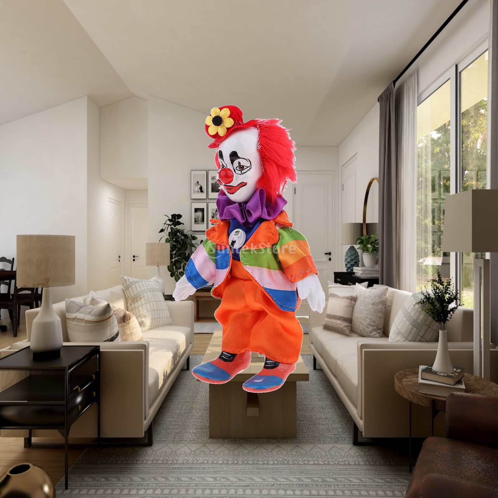 Miniaturowe porcelanowe lalki- – Vintage Collectible Clowns recenzja i cena