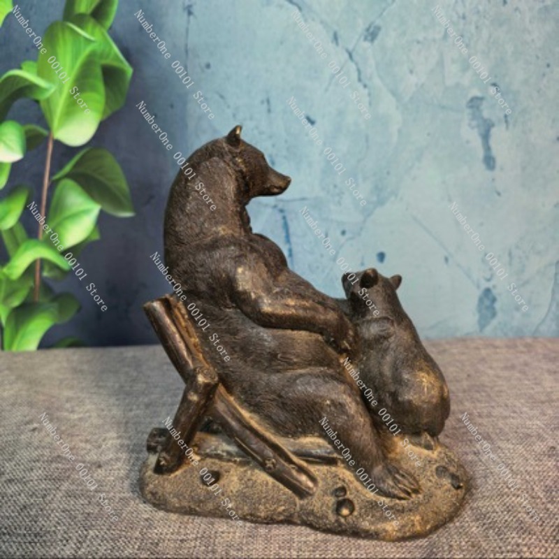 Antyczna brązowa ozdoba w kszt – Vintage Collectible Bears recenzja i cena