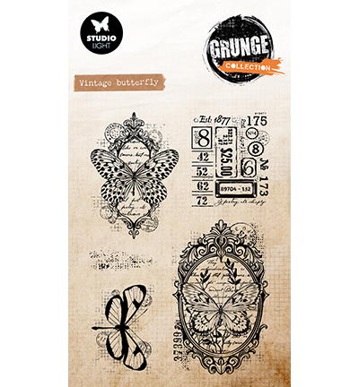 Vintage Butterfly Grunge Colle – Collectible Vintage Greeting Cards recenzja i cena