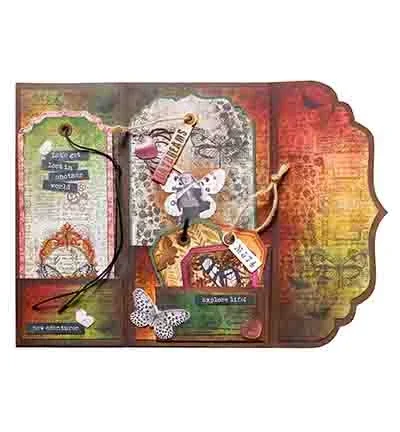 Vintage Butterfly Grunge Colle – Collectible Vintage Greeting Cards recenzja i cena