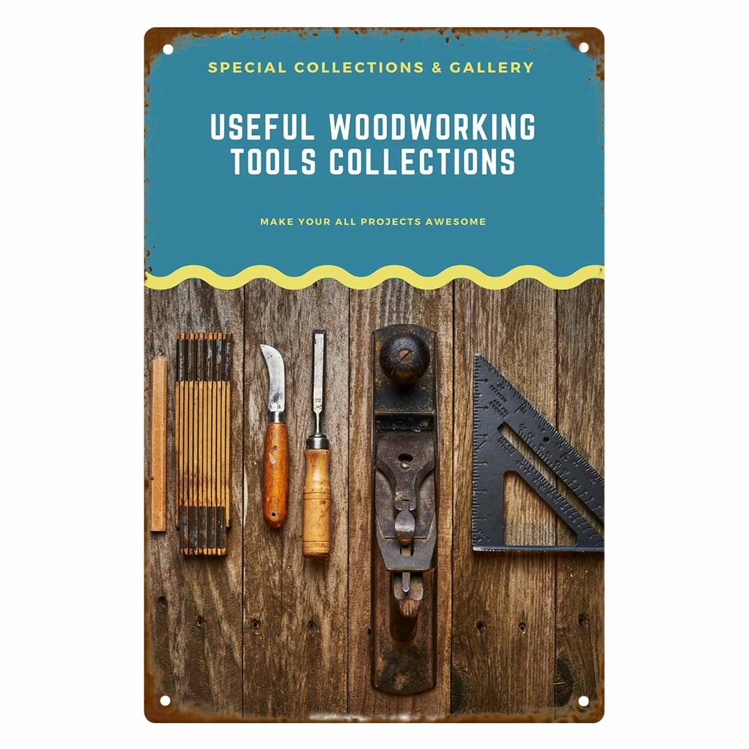 2D PŁASKA TABLICA METALOWA 1 s – Collectible Vintage Tools recenzja i cena