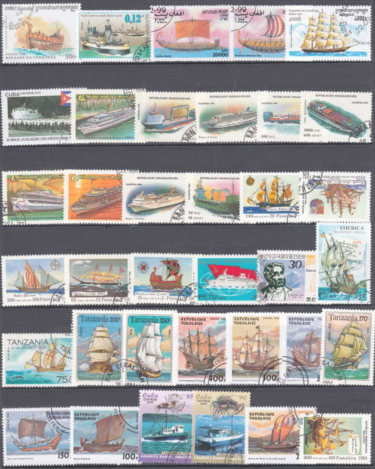 100 Specjalnych Znaczków Statk – Collectible Vintage Postage Stamps recenzja i cena